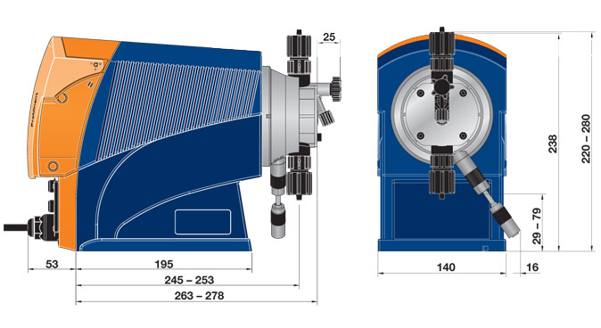 Pompa chimicale Prominent Delta Pompa dozatoare Prominent Delta