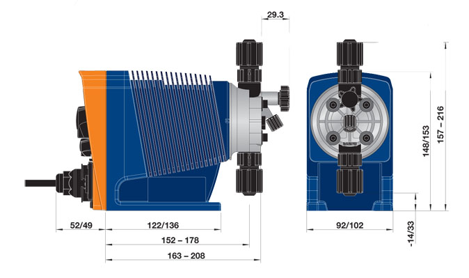 pompa prominent model beta b